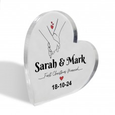 Personalised First Christmas Married Wedding Christmas Present