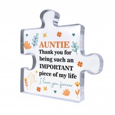Thank You Gift For Auntie Puzzle Piece IMPORTANT PIECE
