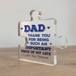 Thank You Gift For Dad Birthday Christmas Important Piece