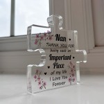 Nan Gifts Acrylic Puzzle Piece Best Nan Gifts from Grandson Gift