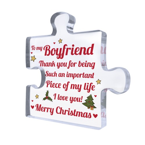 Gifts For Boyfriend Thank You Important Piece Of My Life