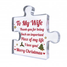 Gifts For Wife Thank You Important Piece Of My Life Wife Gift