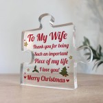 Gifts For Wife Thank You Important Piece Of My Life Wife Gift
