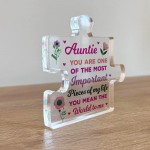 Auntie Gifts Important Pieces Of My Life Thank You Gift For Her