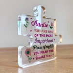 Auntie Gifts Important Pieces Of My Life Thank You Gift For Her