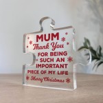 Gifts For Mum Thank You Important Piece Of My Life Mum Gift