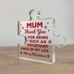Gifts For Mum Thank You Important Piece Of My Life Mum Gift