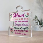 Mum Gifts Important Pieces Of My Life Thank You Gift For Mum