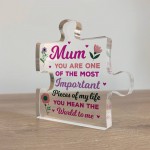 Mum Gifts Important Pieces Of My Life Thank You Gift For Mum