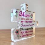 Mum Gifts Important Pieces Of My Life Thank You Gift For Mum