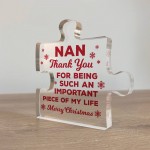 Gifts For Nan Thank You Important Piece Of My Life Nan Gift