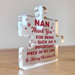 Gifts For Nan Thank You Important Piece Of My Life Nan Gift