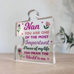 Nan Gifts Important Pieces Of My Life Thank You Gift For Nan