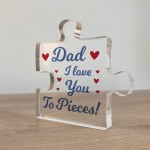 Gift For Dad I Love You To Pieces Gift From Daughter Son