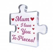 Gift For Mum I Love You To Pieces Gift From Daughter Son