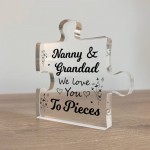 Gifts For Nanny And Grandad We Love You To Pieces