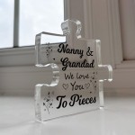 Gifts For Nanny And Grandad We Love You To Pieces