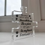 Piece Of You In My Heart Memorial Gift For Dog Cat Personalised