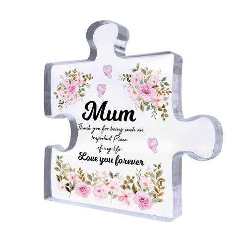 Mum Gifts Important Piece Of My Life Thank You Gift For Mum