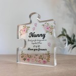 Nanny Gifts Important Piece Of My Life Thank You Gift For Nanny