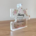 Nanny Gifts Important Piece Of My Life Thank You Gift For Nanny