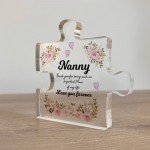 Nanny Gifts Important Piece Of My Life Thank You Gift For Nanny