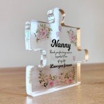 Nanny Gifts Important Piece Of My Life Thank You Gift For Nanny