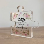 Wife Gifts Important Piece Of My Life Thank You Gift For Wife