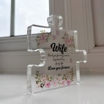 Wife Gifts Important Piece Of My Life Thank You Gift For Wife