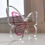 Nanny Gifts, Gifts for Nanny Christmas, Acrylic Butterfly Plaque