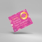 Personalised Christmas Scratch Reveal Card For Her Surprise