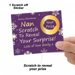 Personalised Nan Christmas Scratch Reveal Card Surprise Gifts