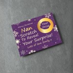 Personalised Nan Christmas Scratch Reveal Card Surprise Gifts