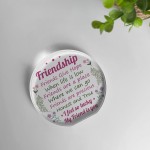 Lucky My Friend Is You Thank You Gift For Her Friendship Sign