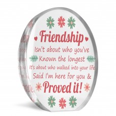 Friendship Plaque, Gift For Best Friend Birthday Christmas
