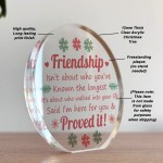 Friendship Plaque, Gift For Best Friend Birthday Christmas