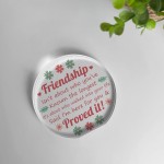 Friendship Plaque, Gift For Best Friend Birthday Christmas