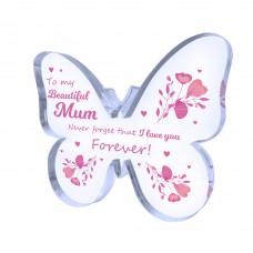 Beautiful Gift For Mum Birthday Christmas Butterfly Acyrlic