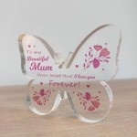 Beautiful Gift For Mum Birthday Christmas Butterfly Acyrlic
