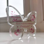 Beautiful Gift For Mum Birthday Christmas Butterfly Acyrlic