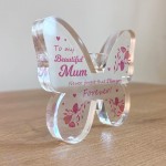 Beautiful Gift For Mum Birthday Christmas Butterfly Acyrlic
