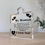 Gifts for Women I Love You Gifts for Her Acrylic Block Puzzle
