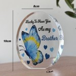 Lucky To Have You As My Brother Gift For Brother From Sister