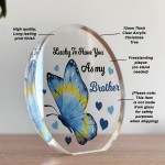 Lucky To Have You As My Brother Gift For Brother From Sister
