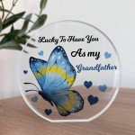 Lucky To Have You As My Grandfather Gift For Grandad