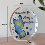 Lucky To Have You As My Grandfather Gift For Grandad