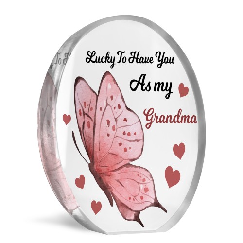 Lucky To Have You As My Grandma Gift For Grandma Gifts For Her