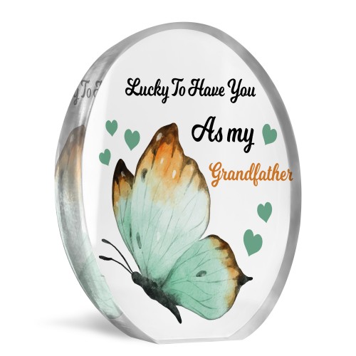 Grandfather Acrylic Plaque Gifts Grandad Gifts For Birthday 