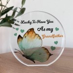 Grandfather Acrylic Plaque Gifts Grandad Gifts For Birthday 