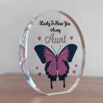 Thank You Gift For Aunt Birthday Christmas Acrylic Plaque Gift